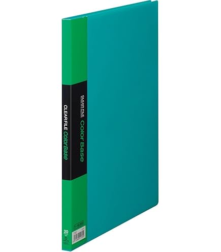 Amazon.co.jp: キングジム クリアファイル カラーベース 20ポケット A4