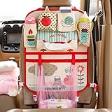 Dephekg シートバックポケット 後部座席 ドライブポケット お出かけポケット 車内収納 オックスフォード布製 子供が好きな可愛い漫画柄８パターン有り 取り付けやすい 車内乱れをなくすカー収納袋 
