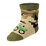 John Deere Boy幼児クルーソックスcamo- 12月