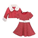 (ビモラ)VIMORA クリスマス 女の子 子供服 赤ちゃん サンタ コスチューム 寝相 衣装 着ぐるみ ベビー服 (110cm)
