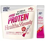 アミノバイタル 味の素 アミノプロテイン for woman ストロベリー味 スティック 30本入パウチ アミノ酸 BCAA EAA ソイプロテイン コラーゲン ダイエット 女性
