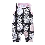 XYGJP ロンパース ベビー服 キッズ 赤ちゃん ノースリーブシャツ 繋ぎ 連体服 ボディスーツ 新生児 幼児 出産祝い 女の子 可愛い 子供服