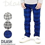 (ディラッシュ) DILASH先染めチェックストレッチツイルパンツ/春 ストレッチ パンツ 110 オフホワイト