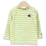 champion(チャンピオン) ベビー 赤ちゃん 子供服 ベビー服 長袖 Tシャツ カラーネップボーダー天竺 グリーン 90cm 69271006GR90