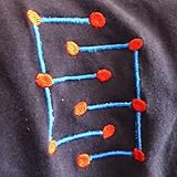 MOMENT(モーメント) イニシャル刺繍 ロンパース E (70) オリジナル 名入れ刺繍 70,BLUE
