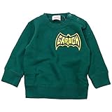 【秋冬春対応】 GARACH(ギャラッチ) 裏毛前身ワッペン後身チェーン刺繍トレーナー 100cm /Dg NO.AH-1631609