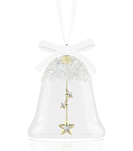Amazon.co.jp: Swarovski Crystals Ball Ornament - Gold-Tone Metal