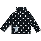 【秋冬物】OFFICIAL TEAM(オフィシャル チーム)  “Dot Print“Knit -sew ハイネックTシャツ 90cm /BLACK NO.OT-15AW-4004