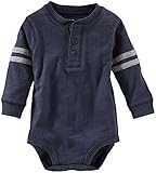 オシュコシュ OSHKOSH B'gosh ロンパース 長袖 綿 ネイビー 423G154 【並行輸入】 6M