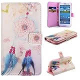UNEXTATI Galaxy S3 用 ケース PU レザー 手帳型ケース カバー 液晶保護 カード収納 スタンド機能 Samsung Galaxy S3 対応 (ピンク #1)