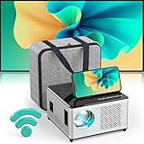 NAYONFA 5G&2.4G WiFiプロジェクター 小型 12000lm 双方向bluetooth 4K対応 リアル1920*1080解