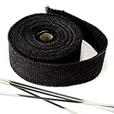 サーモバンテージ ブラック 幅5cm×長さ約10m バサルトファイバー（玄武岩繊維）製 耐熱温度：1200度