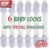 SmartMe Adjustable Baby Safety Locks - Child Proofing Cabinets, Drawers, Appliances, Toilet Seat, Fr
