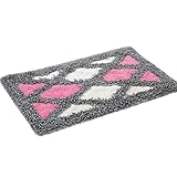 ホームインテリアカーペットノンスリップラグドアマットバスルーム吸収性フットマット45x70CM-A08