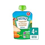 滑らかな野菜チキンキャセロール4 Mths + 100グラム (Heinz) (x 2) - Heinz Smooth Veggie Chicken Casserole 4 Mths+ 100g (P