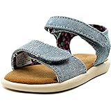 Toms Strappy ベビー 米国 4 ブルー バックストラップシューズ [並行輸入品]