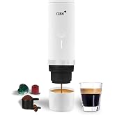 CERA+ PCM01 Portable Espresso Machine Travel & Camping Coffee Maker | Add hot water for electric extraction, compatible with 