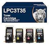 OGOUGUAN エプソン用 LPC3T35 (4色セット BK/C/M/Y) 互換トナーカートリッジ 対応機種： LP-S6160 LP-S616C8 LP-S616C9
