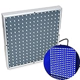 amzmonnsuta　312x312x34mm 正方形　全ブルー植物育成ライト　温室植物苗14W 225 LEDランプ