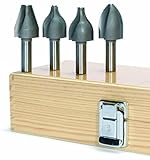 MLCS 8350 Woodworking Vertical Raised Panel Bit Boxed Set, 4-Piece [並行輸入品]