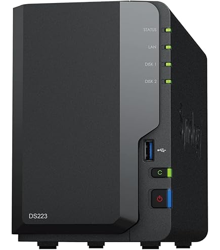 Amazon.co.jp: Synology NAS 2ベイ DiskStation DS224+