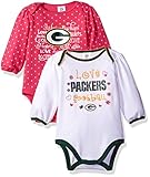 " Love Football " 2pk長袖ボディスーツ