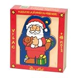 Vilac Santa Claus Moody Wood Puzzles おもちゃ [並行輸入品]