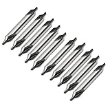 10個2ミリメートルヒントダイヤダブルは60度の角度HSSセンタードリルビットを終了しました