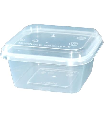 Amazon.co.jp: Zitixo 密閉蓋付き食品保存容器 蓋付き 50個/100個/200