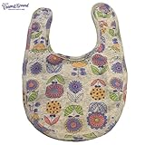 オーシャン＆グラウンド｜ベビースタイ｜フラワー柄｜ピンク