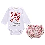 Lovoski 新生児　幼児　綿　ボディースーツ　ロンパー　パンツ　おむつカバー　遊び着　2点　贈り物