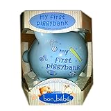 Bon Bebe My First貯金箱赤ちゃん少年ブルー