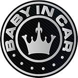 BABY IN CARマグネット（シルバー）