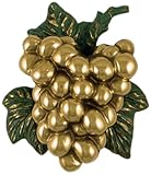 Grapes on the Vine Door Knocker - Brass (Premium Size) by Michael Healy Designs