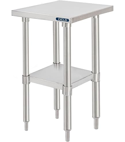 Amazon.co.jp: ステンレス 作業台 業務用 調理台 厨房 450×450×800 板