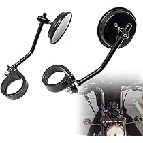 Amazon | For ハーレー用 クランプミラー バイク ミラー