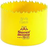 Starrett DCH0318-G HSS Deep Cut Holesaw, 3-1/8 (79 mm) by Starrett