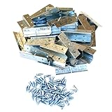 ダンドリビス 下地板取付用施工補助金具 下地一発スリム 角スタッド/木柱用 Bs-12mmタイプ 40個入 K-STBS12-CX