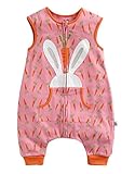 [VaenaitBaby]キッズ赤ちゃん寝袋着るベビー布団 寝袋毛布100％コットンSecret Bunny Sleep L