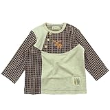 【秋冬物】(日本製) BO-PEEP(ボーピープ) チェックJQトナカイ刺繍入トレーナー 70cm /BR NO.DP-53702