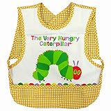 (エリックカール)ERIC CARLE　袖なしエプロン ベビー はらぺこあおむし プリント 防水 イエロー F