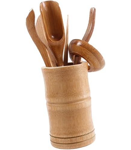 Amazon｜六君子茶道具 中国茶道 6点セット (ブラック)｜お点前セット