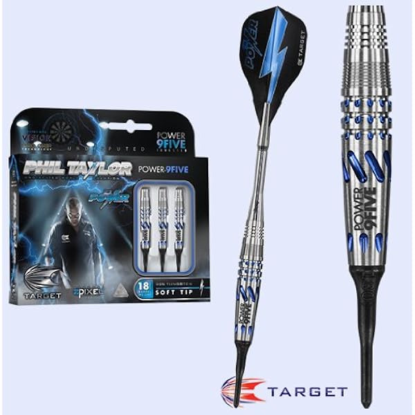 Amazon 世界no1現役ダーツの神様モデル フィルテイラー最新 9five Orignal 特別な超高精度化モデル 25 超硬tip30本付き ソフトダーツ ダーツ矢 通販