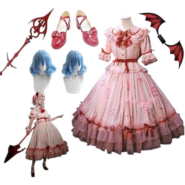 Amazon.co.jp: [KONIEE] 東方紅魔郷風 レミリア スカーレット コスブレ