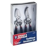 Spear & Jackson Traditional Bypass and Anvil Secateurs Set [並行輸入品]