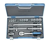 GEDORE 6235710 3/8' Socket Set, 6-19mm (17 Pieces) [並行輸入品]