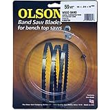Olson Saw WB55759BL 1/4 by 0.014-Inch 14 TPI Hook Wood Band Saw Blade [並行輸入品]