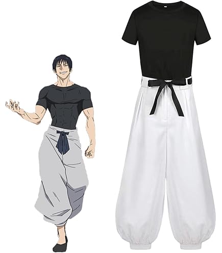 呪術廻戦　禪院真希　コスプレ衣装+武器 Amazon.co.jp: [OMG] 呪術廻戦 ウィッグ付き 禪院真希（ぜんいんまき