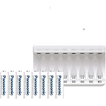 unimotion 8点セット＋パナソニックeneloop pro付き Amazon | 【Pool】 8本用 USB 充電器 ＆ エネループ eneloop 単3
