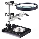 3x magnifier universal soldering holder station stand magnifier